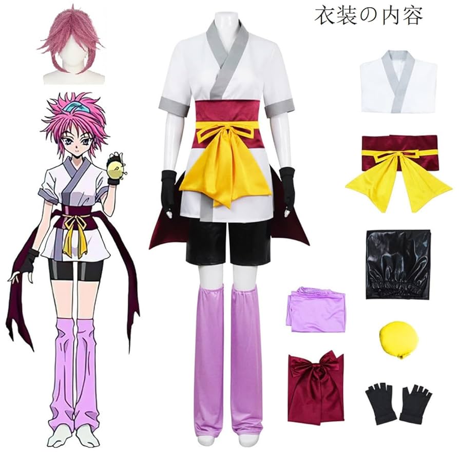 【ウィッグ付】HUNTER×HUNTER マチ　コスプレ衣装 Amazon.co.jp: YILAN マチ＝コマチネ コスプレ衣装 ウィッグ付き